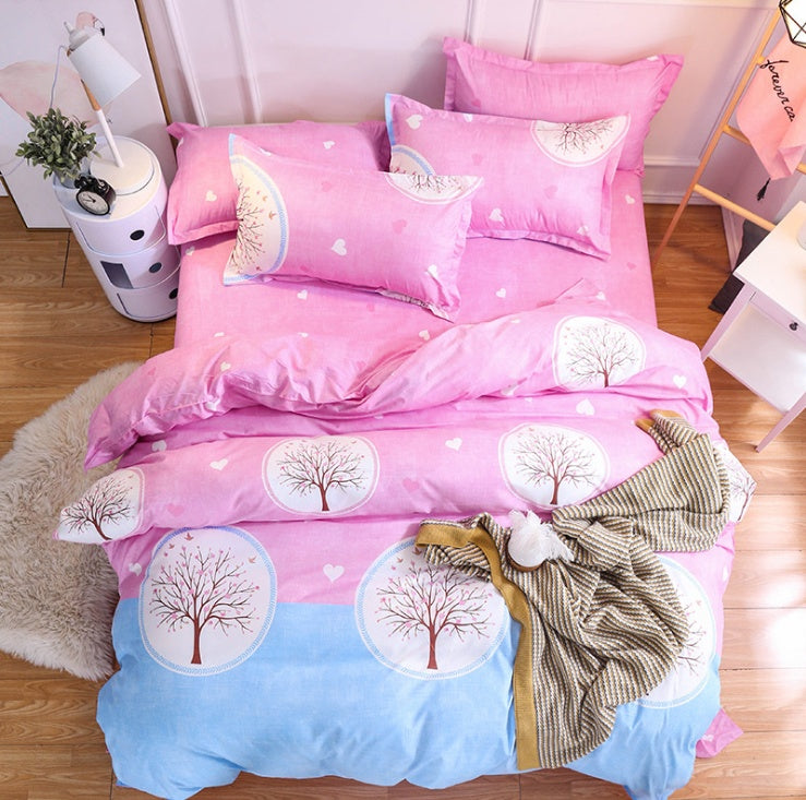 Trendy three-piece bedding set