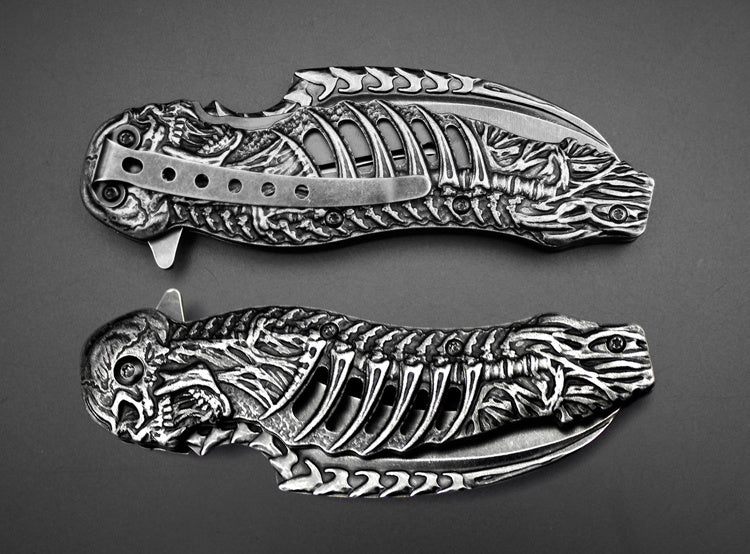 Skeleton Pocket Knife