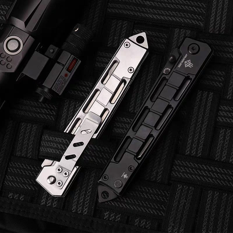 Combination Slingshot Folding Knife