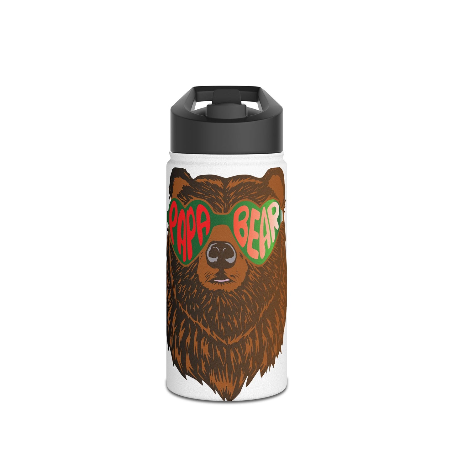 Papa Bear. Stainless Steel Water Bottle