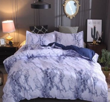 Marble four-piece bedding set