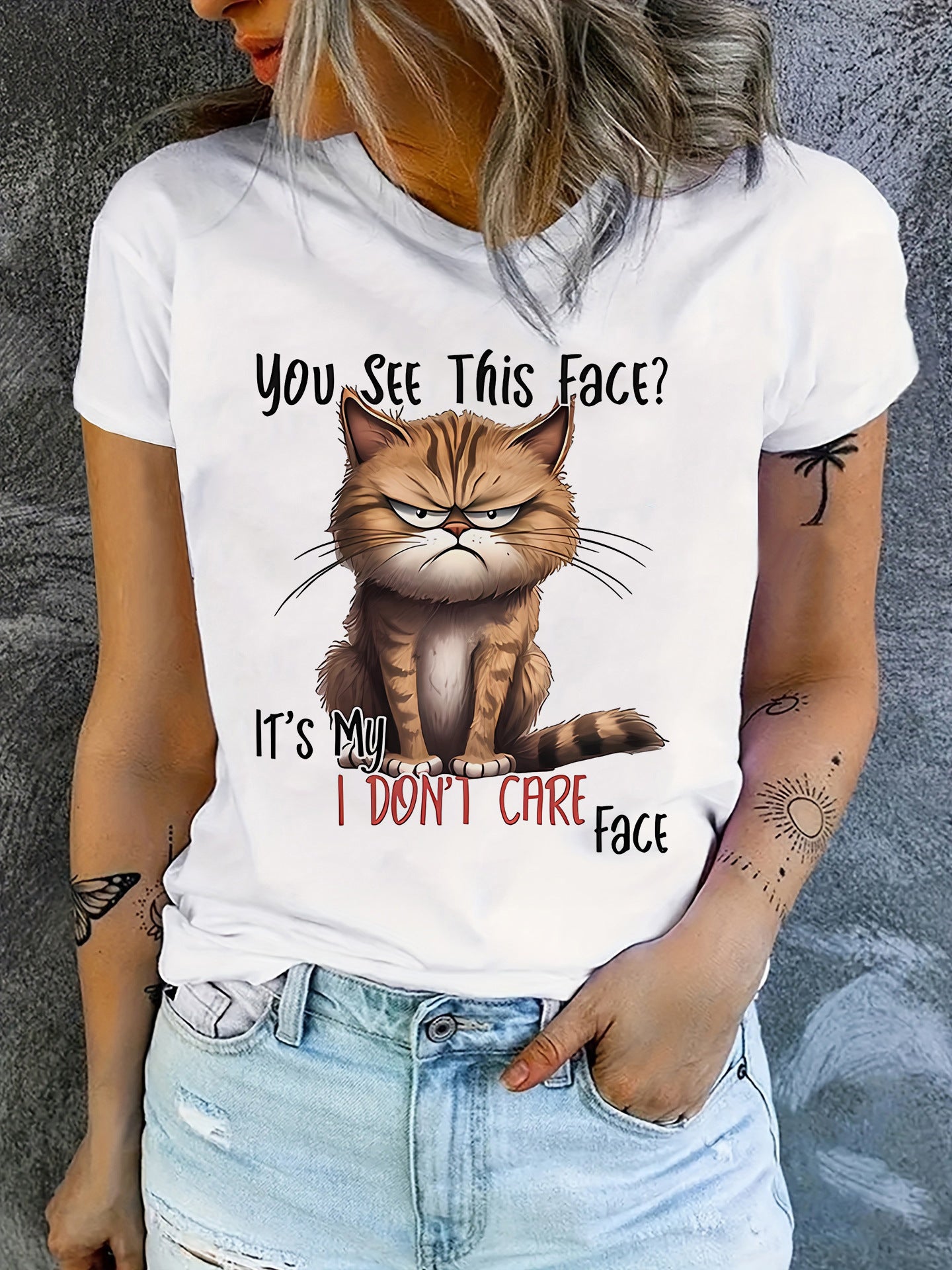 Cute Cat Women's T-shirt