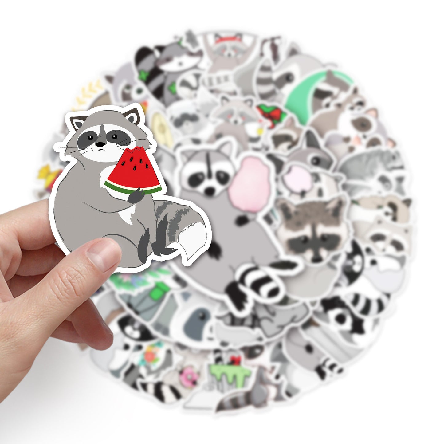 Raccoon Waterproof Stickers