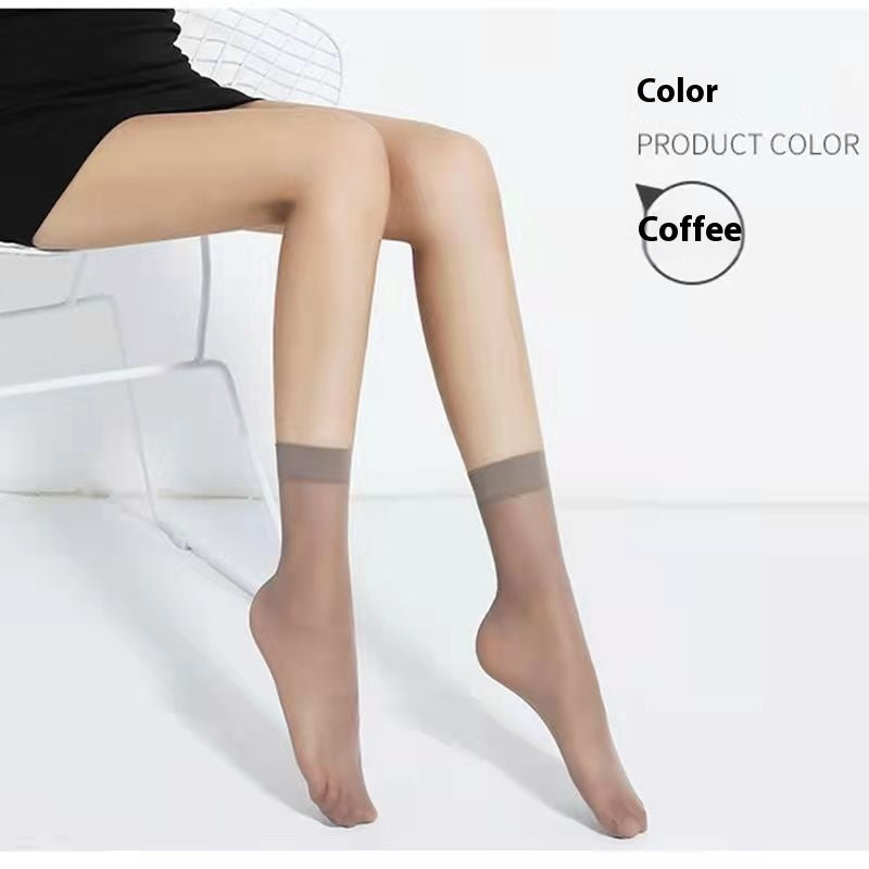 Crystal Socks Ultra-thin Wear-resistant