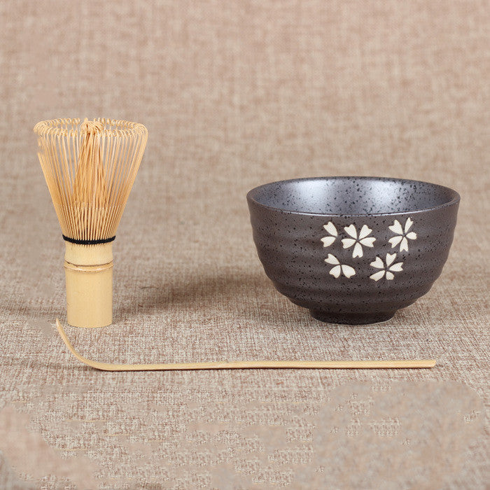 Japanese bamboo tea set