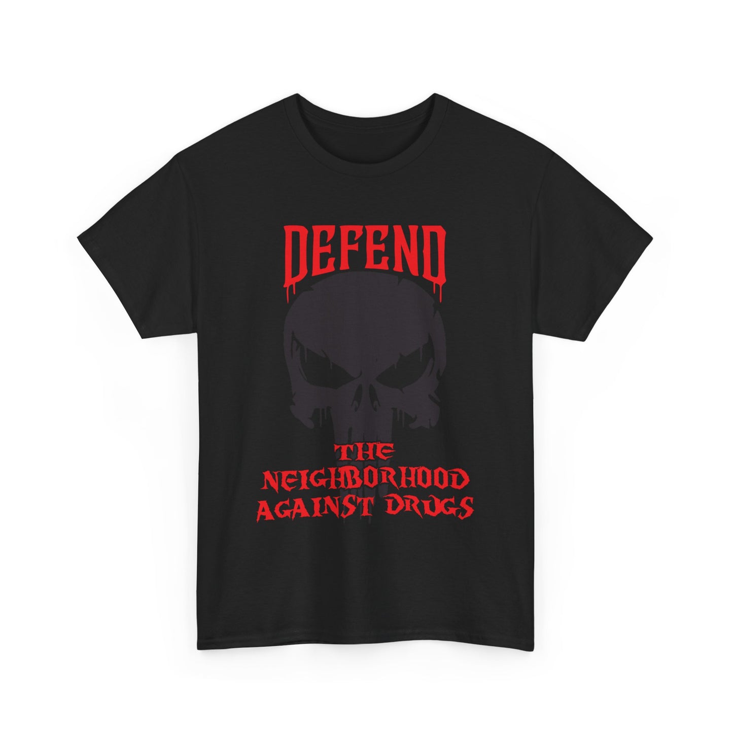 Defend the Neighborhood Against Drugs. Heavy Cotton T-Shirt