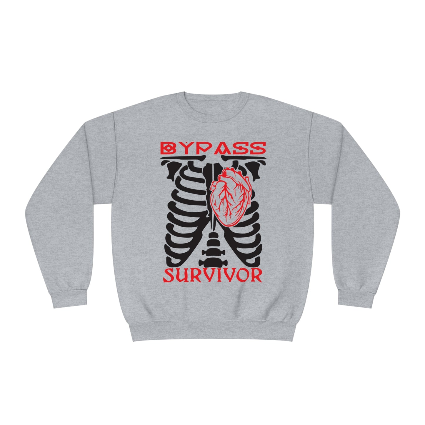 Heart Bypass Survivor., Unisex NuBlend® Crewneck Sweatshirt