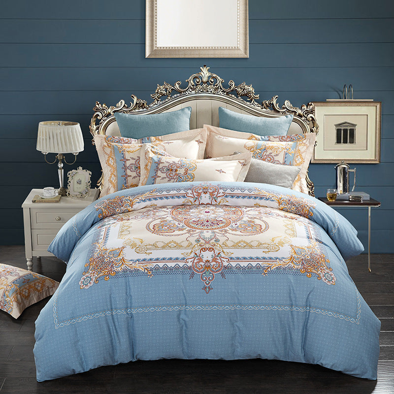 Four-piece cotton bed set