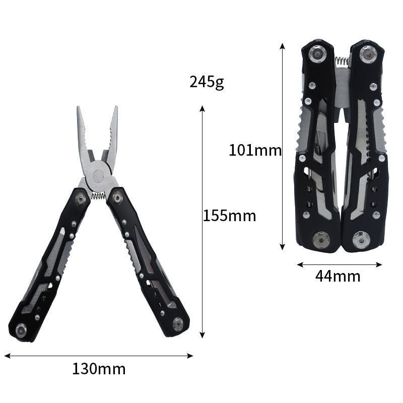 All Steel Multi-function Pliers Combination Folding Knife