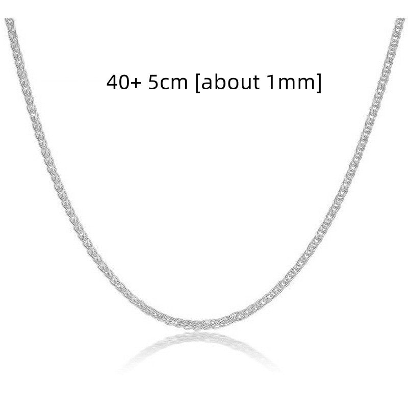 Sterling Silver Light Chain Necklace