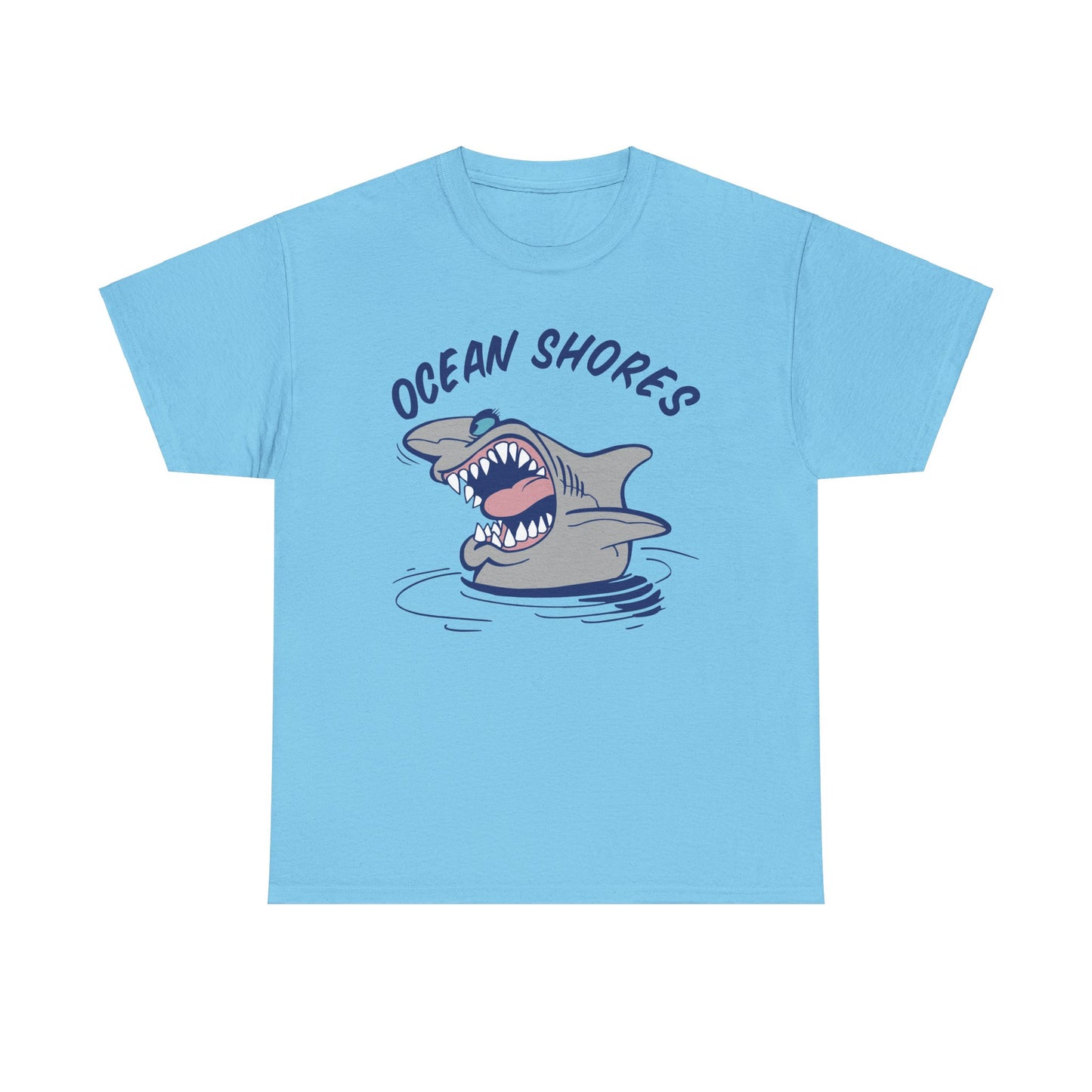 Ocean Shores Shark, Heavy Cotton T-Shirt