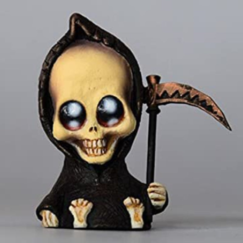 Baby Grim Reaper Statue