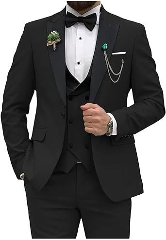 Men's Three-piece Tux Formal Suit