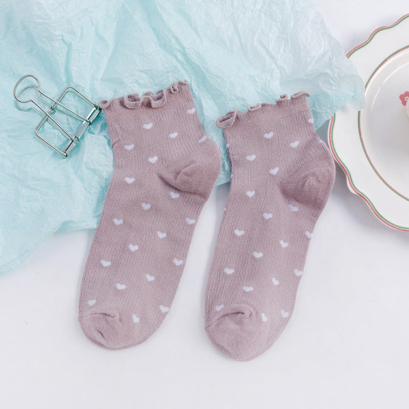 Fashionable Stringy Selvedge Cotton Tube Socks