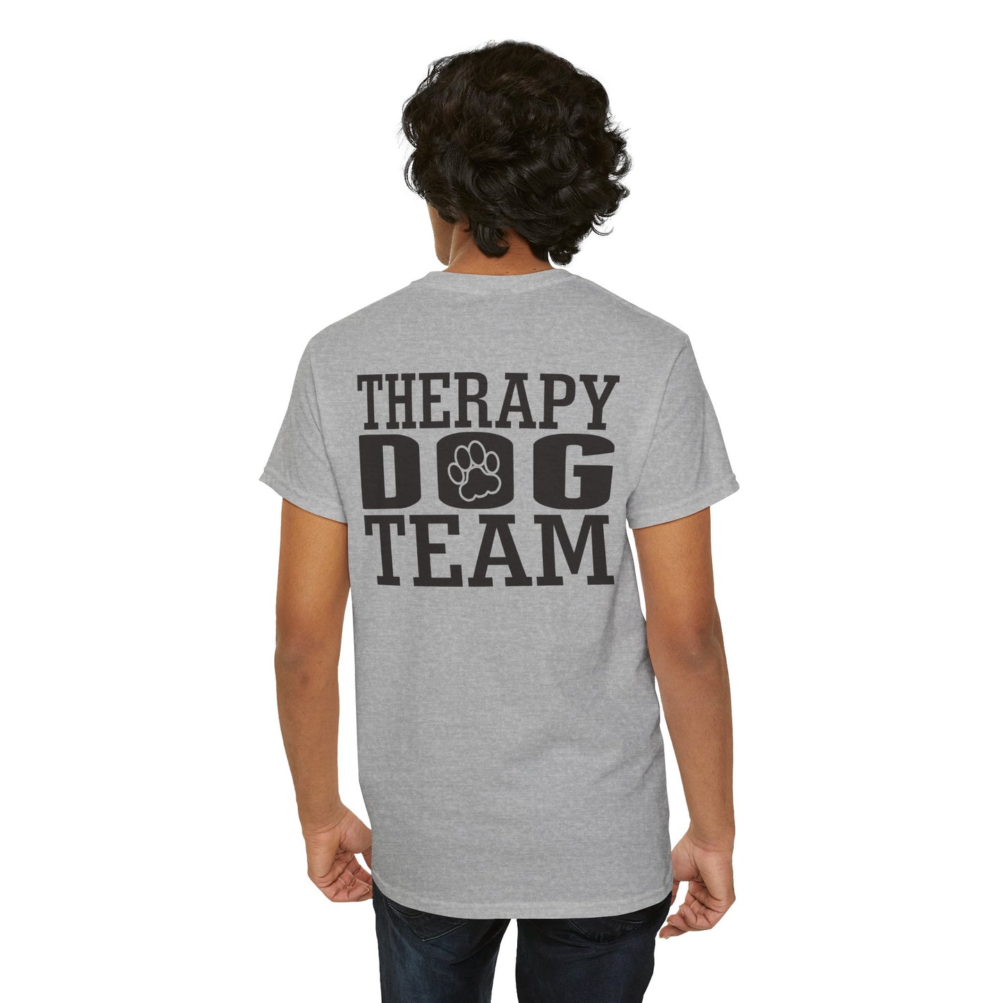 Therapy Dog Team. Heavy Cotton T-Shirt