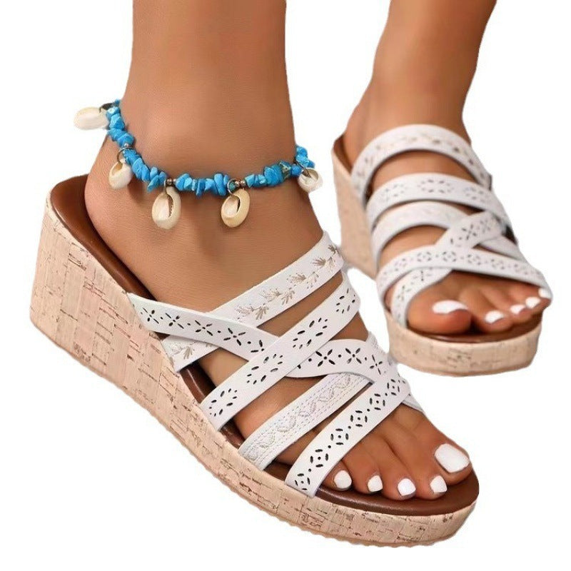 Thick Bottom Wedge Sandals