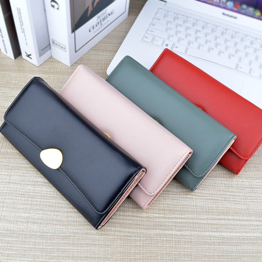 Soft Leather Multi-card-slot Card Handbag