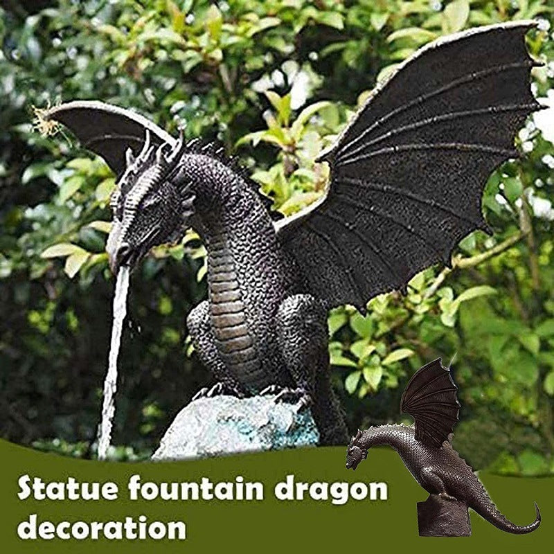 Dragon Fountain Garden Decoration