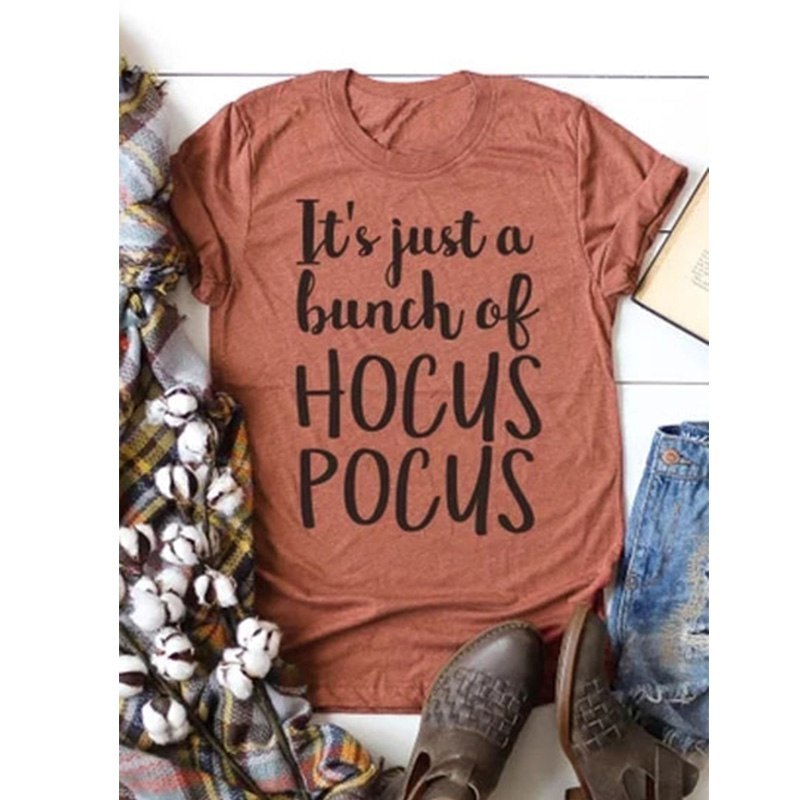 It's just a bunch of hocus pocus women's cute tshirts