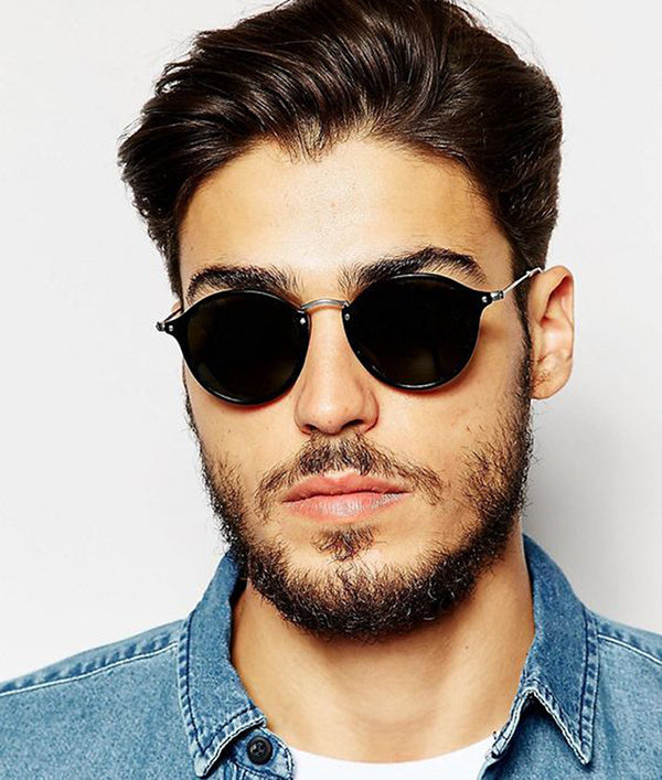 Metal Round Face Sunglasses