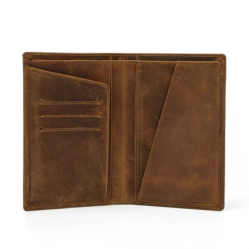 Leather Passport Mad Horse Wallet