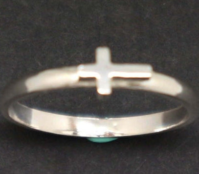 Stainless Steel Cross Couple Rings