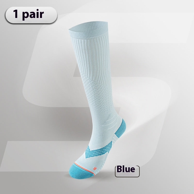 Pressure Calf Breathable Towel Bottom Athletic Socks