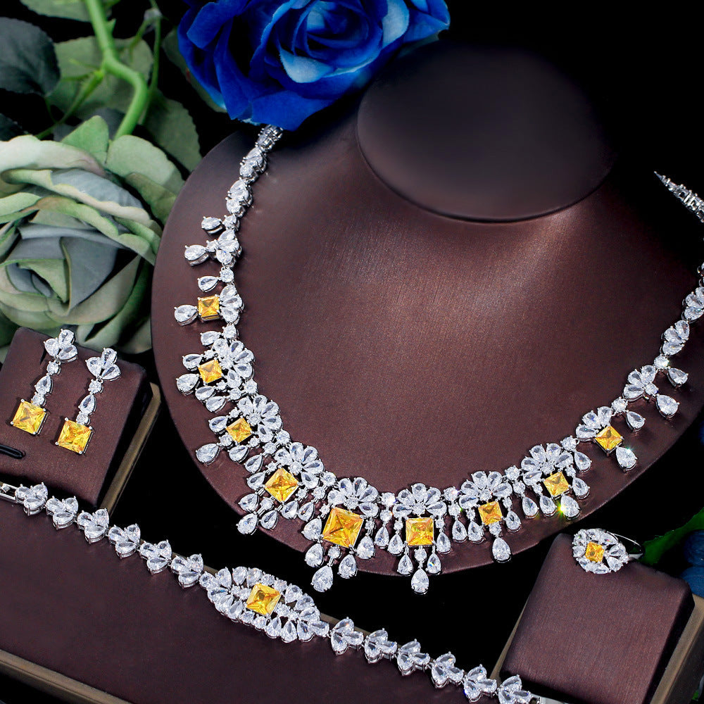 Zircon Necklace Set