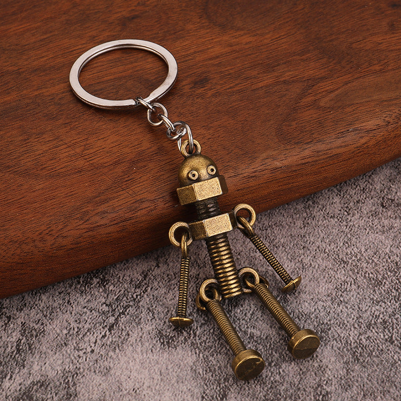 Bolt Robot Keychain