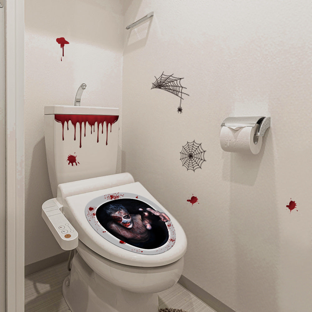 Horror Toilet Sticker