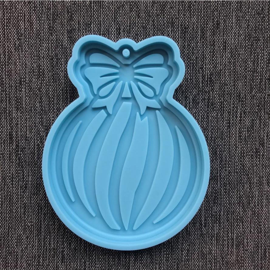 Christmas Round Shape Decoration Silicone Mold