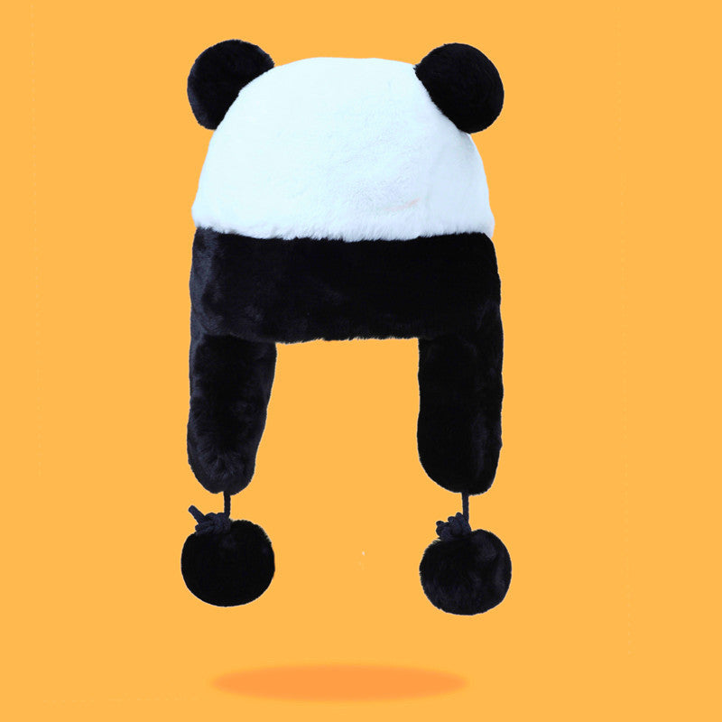 Panda Plush Hat For Children