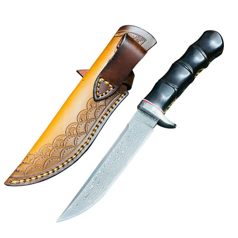 Damascus Steel Camping Knife