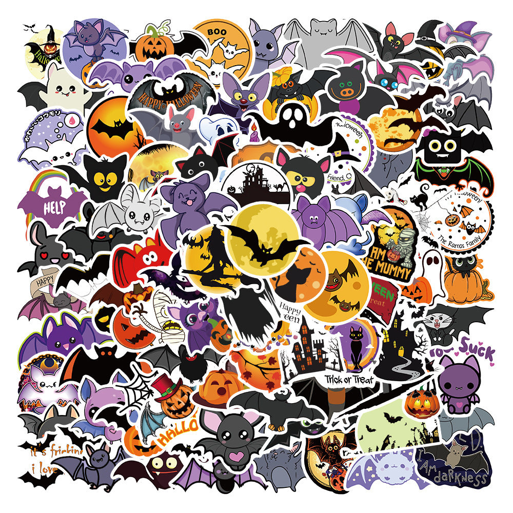 100 Halloween Stickers