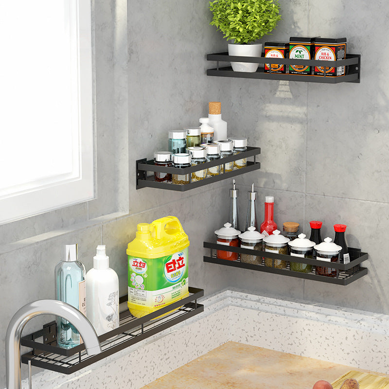 Wall-mounted Spice Rack Storage Organizer