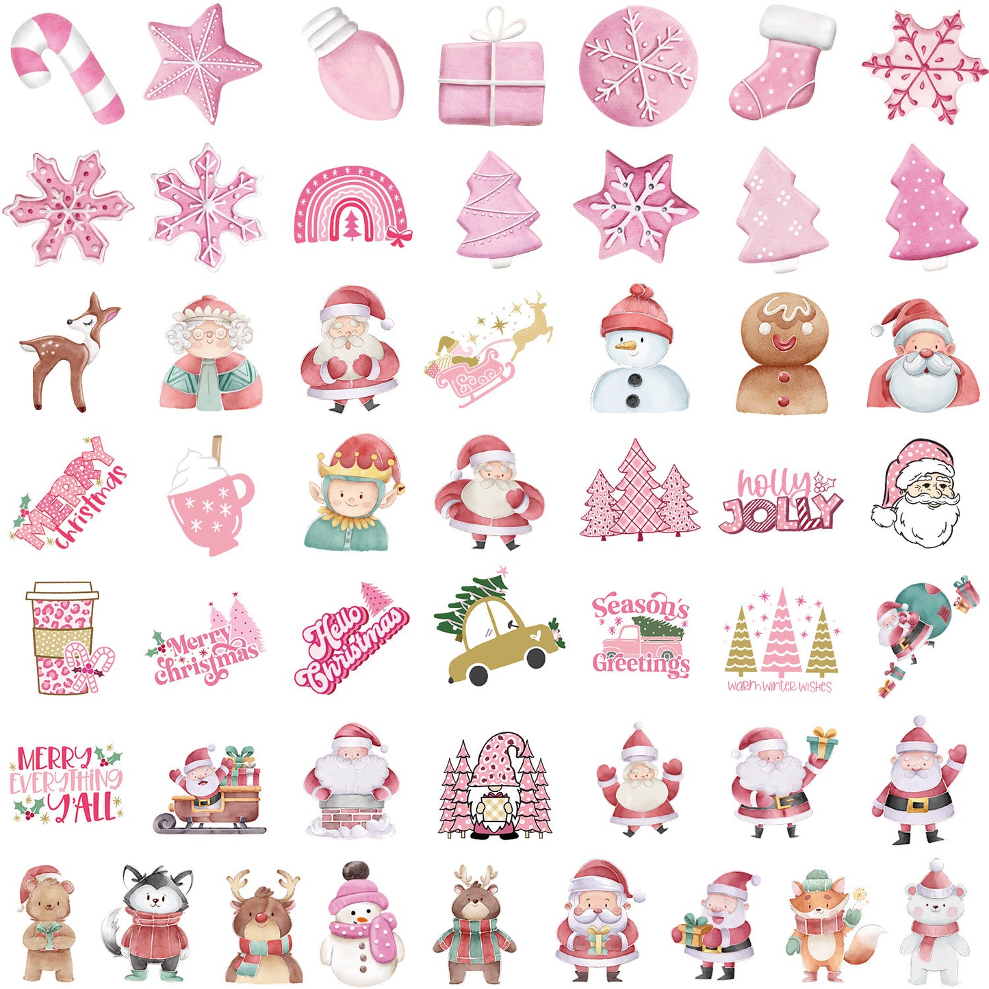 50 Cute Christmas Stickers