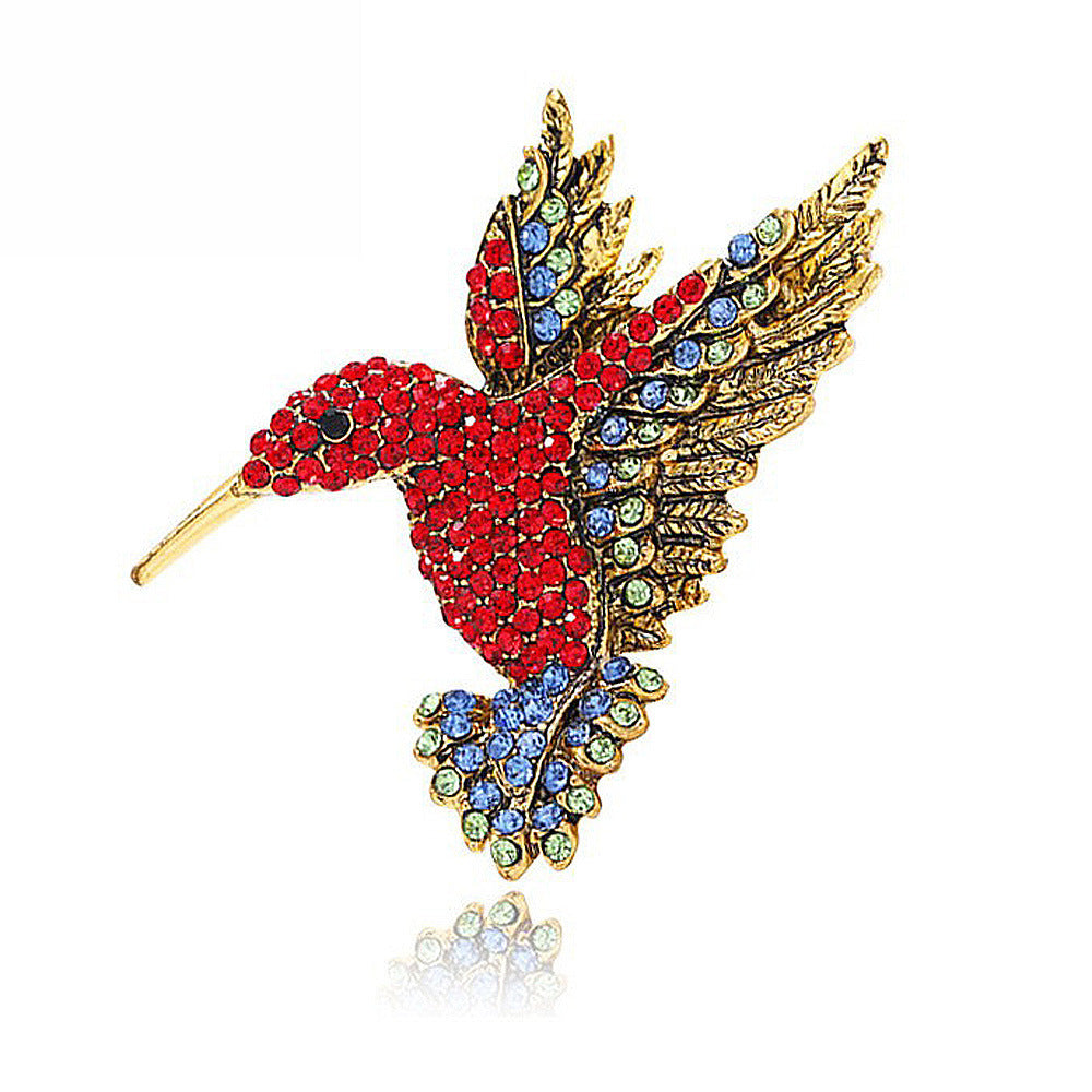 Hummingbird Brooch