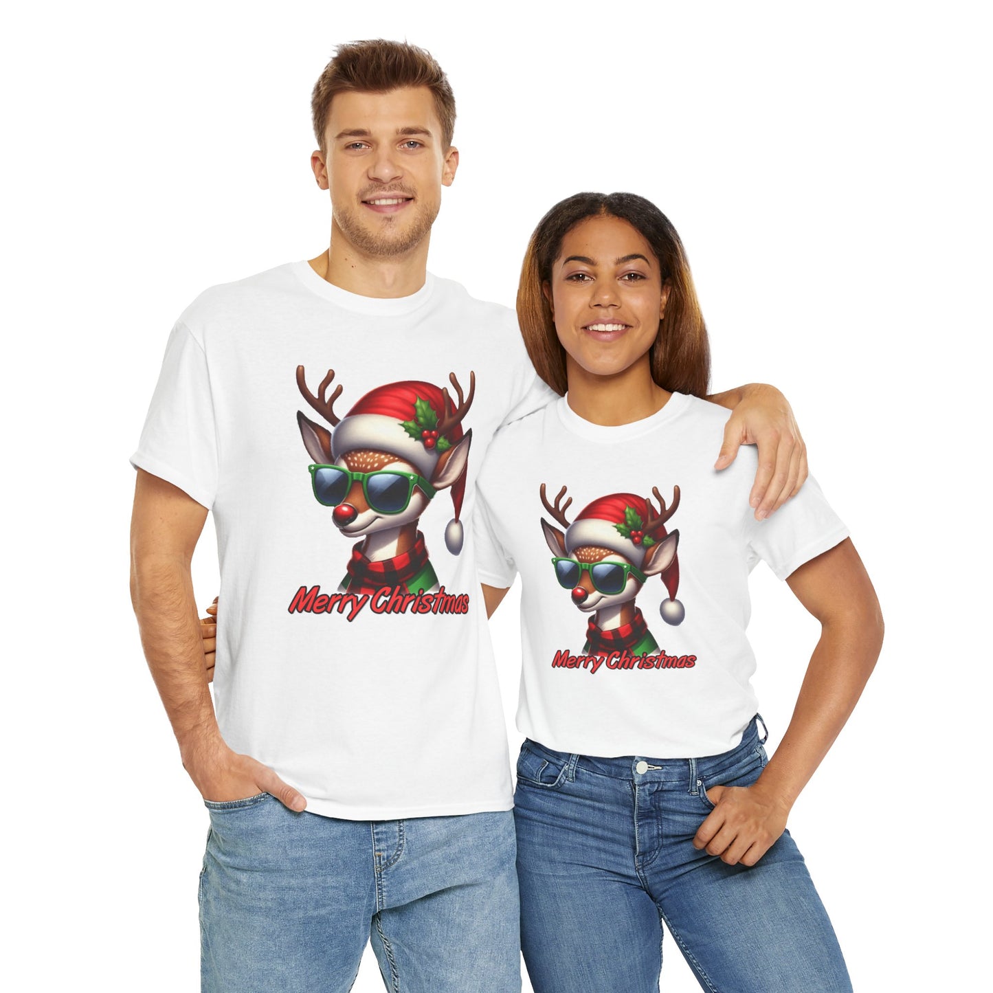 Merry Christmas, Heavy Cotton T-Shirt