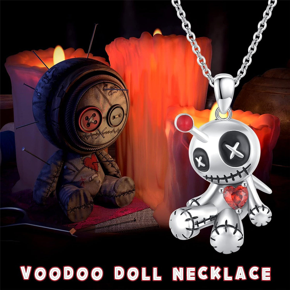 Voodoo Doll Necklace