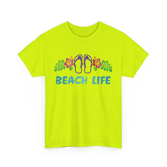 Beach Life, Heavy Cotton T-Shirt