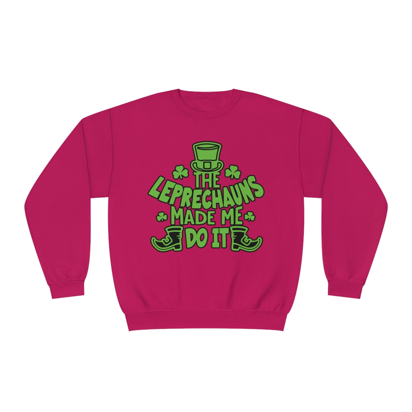 The Leprechauns Made Me Do it.., Unisex NuBlend® Crewneck Sweatshirt