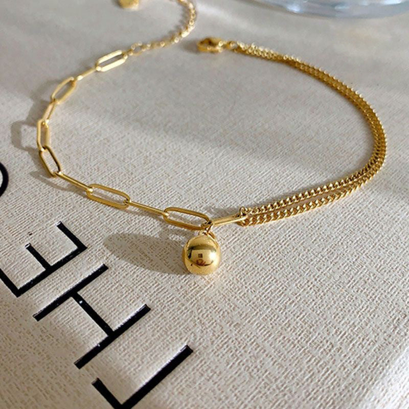 Small Golden Balls Anklet