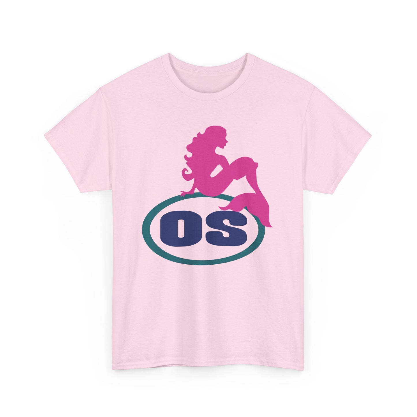 OS, Ocean Shores Mermaid, Heavy Cotton T-Shirt