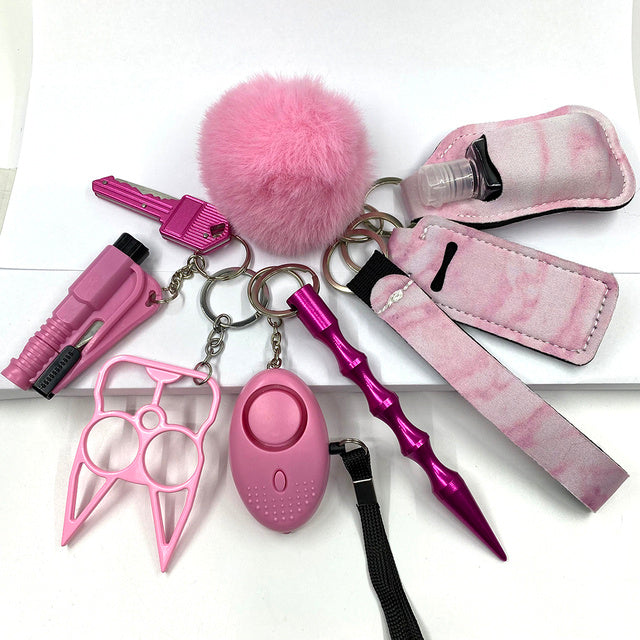 Personal Safety Self Defense Keychain Set