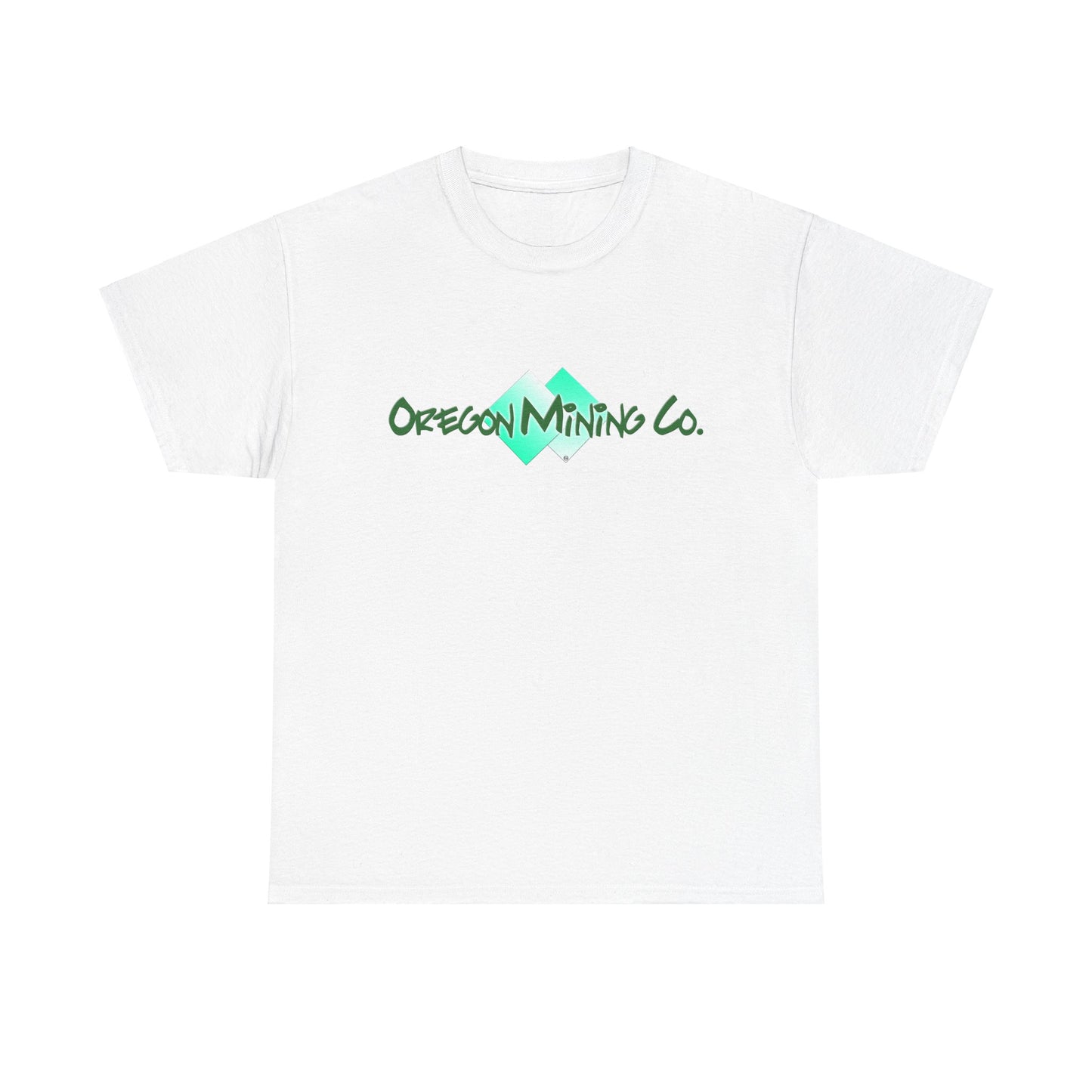 Oregon Mining Co. Logo. Heavy Cotton T-Shirt