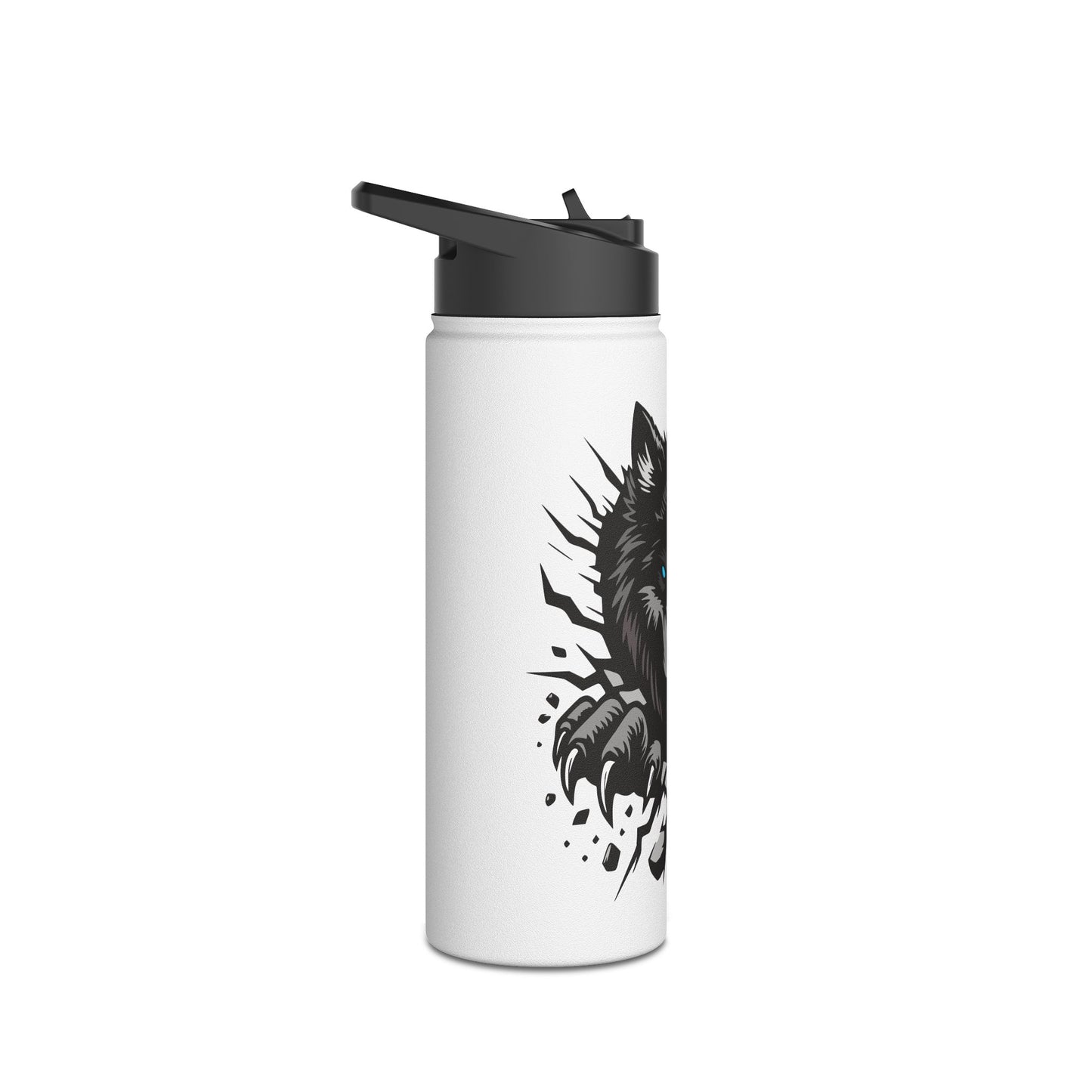 Breaking Out Wolf. Stainless Steel Water Bottle