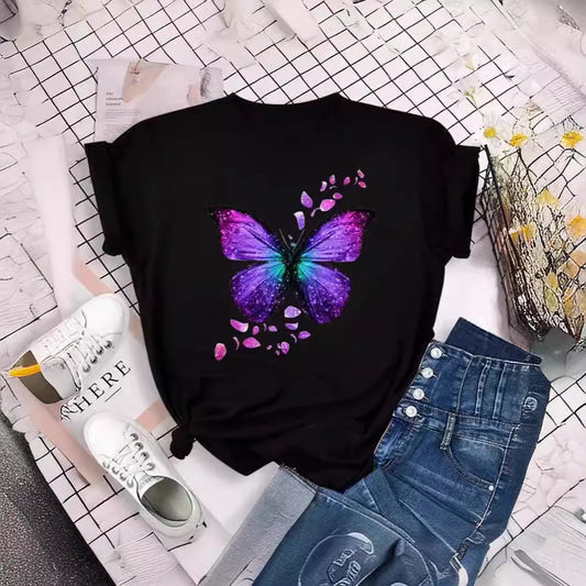 Butterfly Petal Printed T-shirt