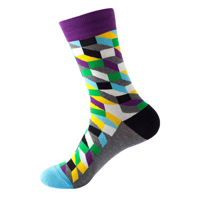 Mid Calf Fashion Trendy Socks