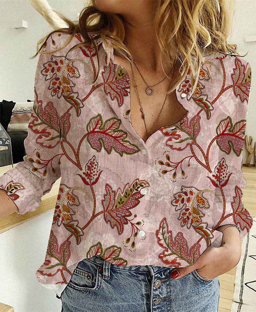 Fashion Single-breasted Long Sleeve Shirt