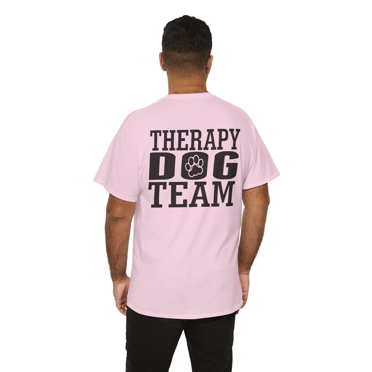 Therapy Dog Team. Heavy Cotton T-Shirt